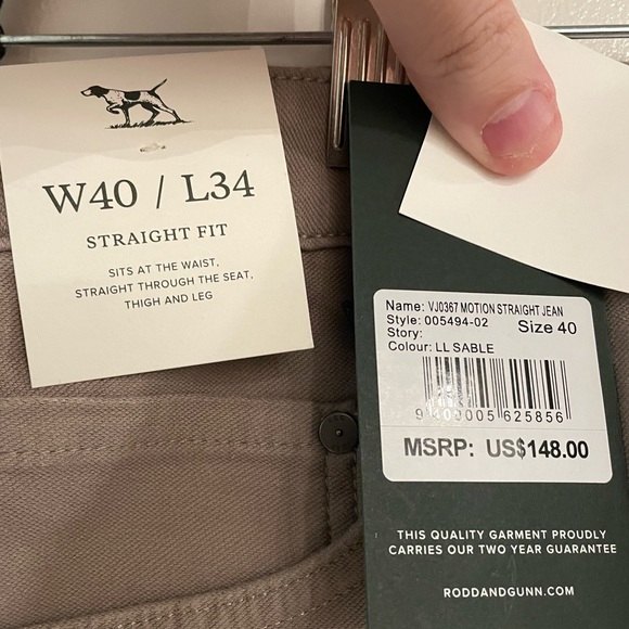 Rodd & Gunn Motion Straight Leg Jeans - Picture 2 of 5